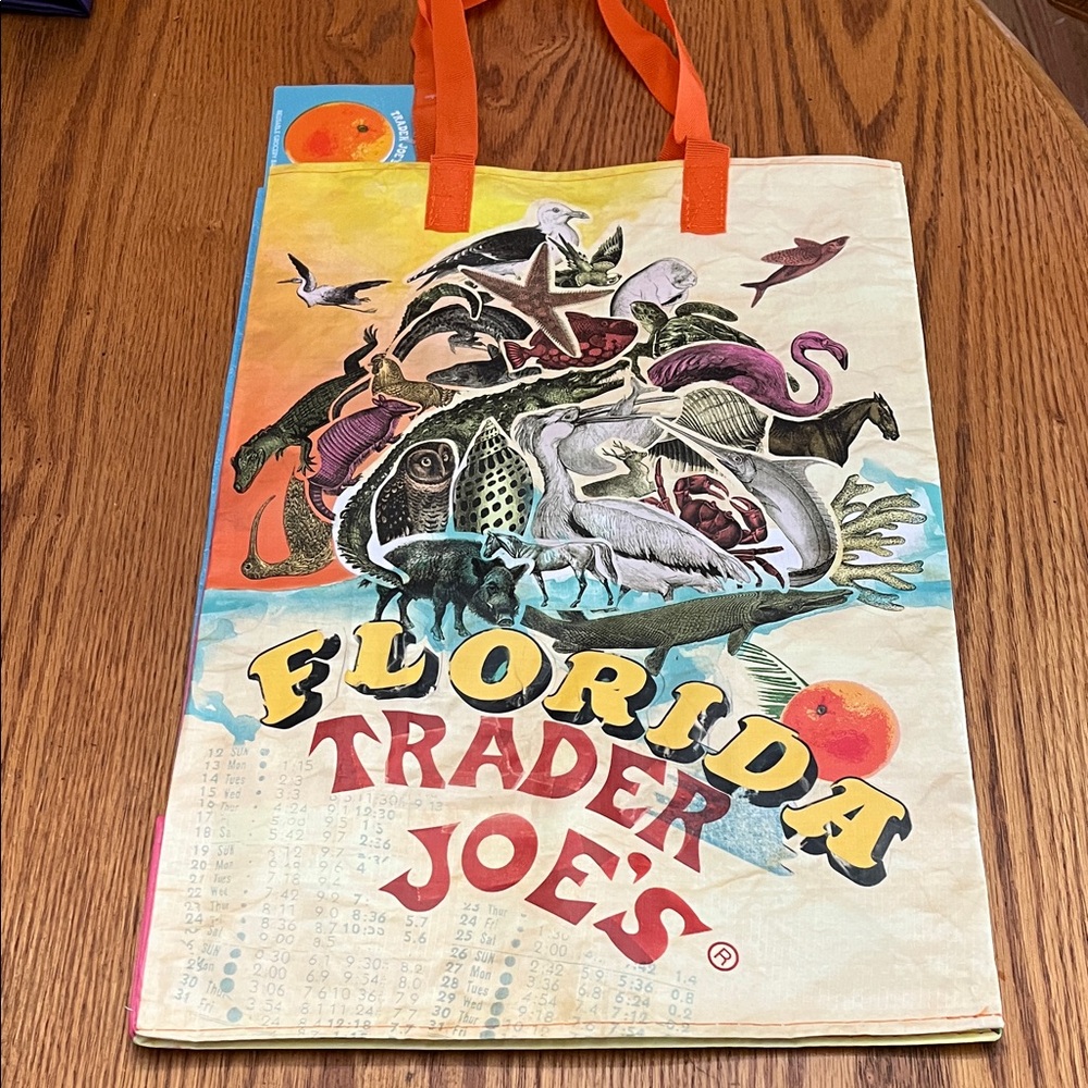 NWT Trader Joe's Florida Tote Bag